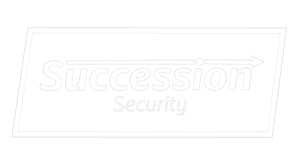 Succession Security Transparent logo white rect